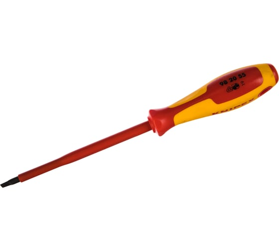 Отвёртка шлицевая 5.5x1.0x125 мм 232мм KNIPEX KN-982055