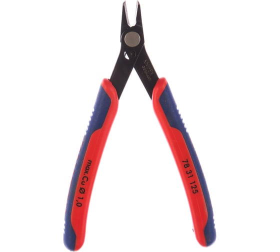 Бокорезы 125 мм Electronic Super Knips чернёные с тонкой головкой KNIPEX KN-7831125