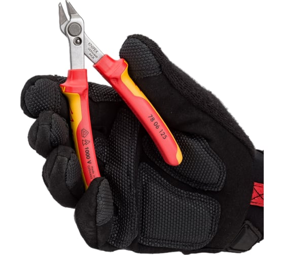 Бокорезы прецизионные 125 мм Electronic Super Knips VDE KNIPEX KN-7806125
