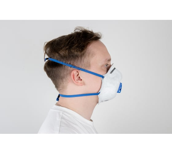 Полумаска с клапаном, с углем E,с регулировкой (10шт.) Jeta Safety JM-7628