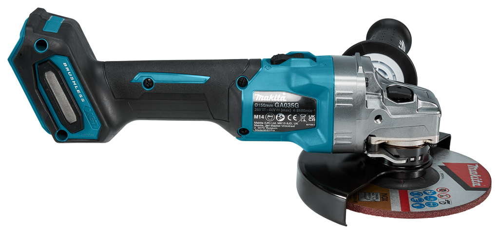 Угловая шлифовальная машина 150 мм, 40В XGT Makita GA035GZ