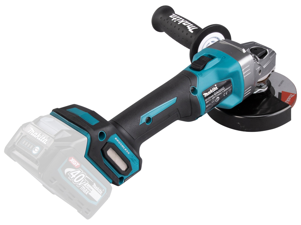 Угловая шлифовальная машина 125 мм, 40В XGT Makita GA005GZ