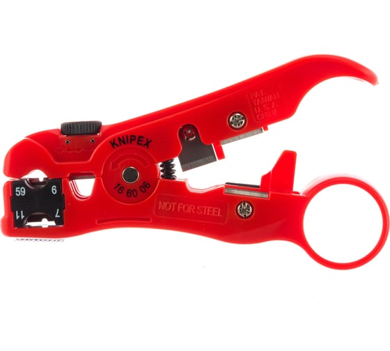 Стриппер 165 мм кабель 8-28 мм KNIPEX KN-1620165SB