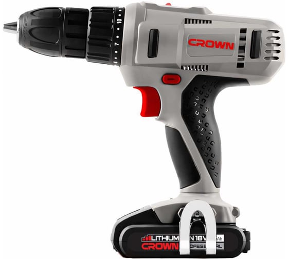 Дрель-шуруповерт 45 Нм, 18 В CROWN CT21056L-1.5 BMC