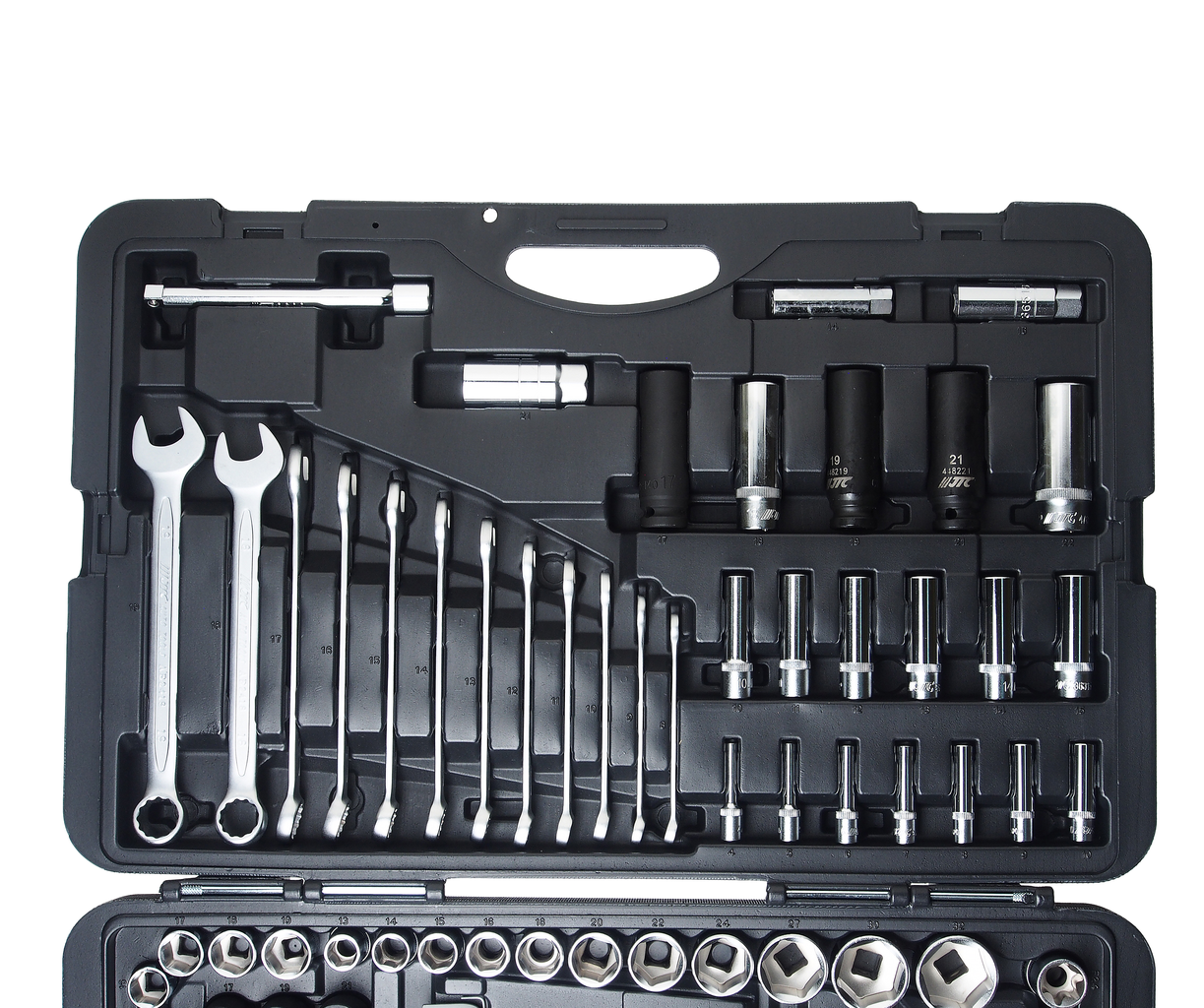 Набор инструментов 1/4";3/8;1/2" 6-гранный 216шт. JTC JTC-H216C-B72