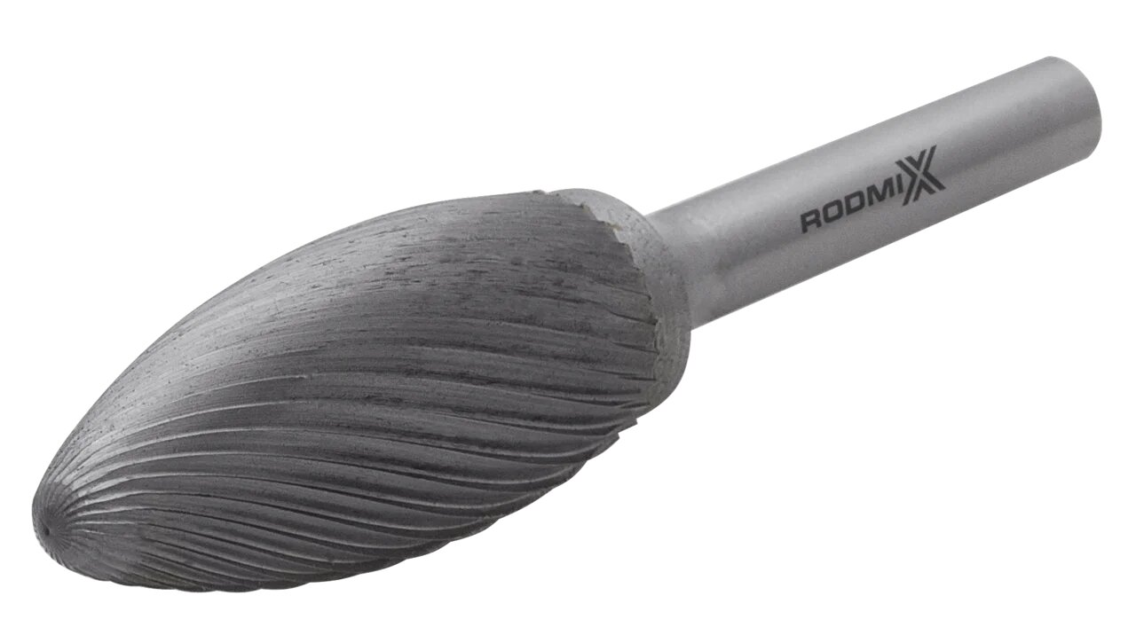 Борфреза пламевидная H 08х20 M06 одинарная насечка RODMIX 2808200601