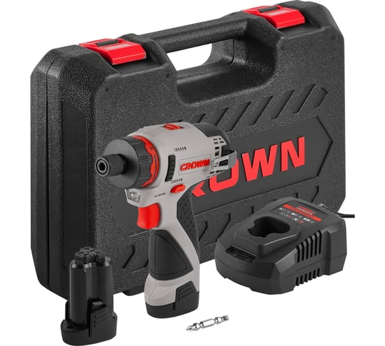 Дрель-шуруповерт 30 Нм, 12В CROWN CT21072HBX-2 BMC