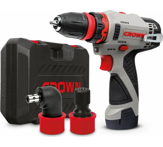 Дрель-шуруповерт 30 Нм, 12В (push-in) CROWN CT21072HQX-2 BMC