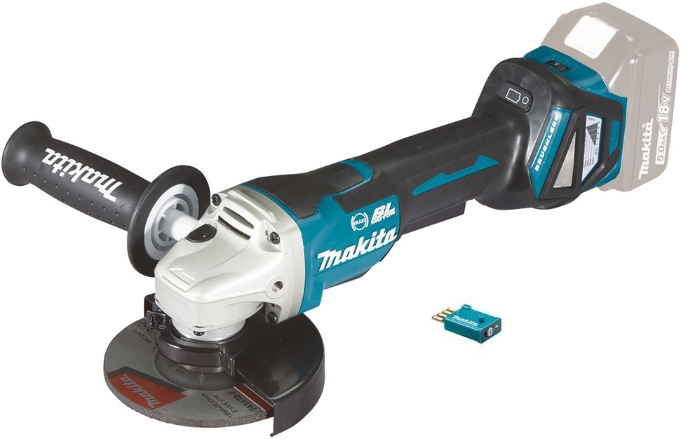 Угловая шлифовальная машина 125 мм, 18В LXT Makita DGA518ZU