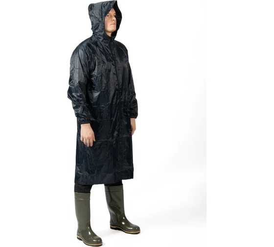 Плащ-дождевик из ПВХ синий XXL/54-56 Jeta Safety JRC-101b-XXL