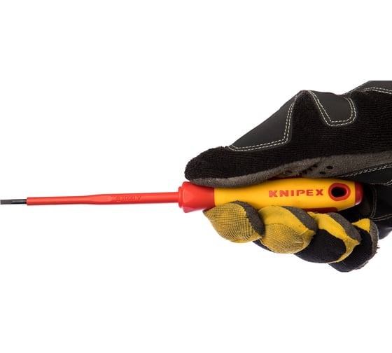Отвёртка шлицевая 3.0x0.5x100 мм 202мм KNIPEX KN-982030