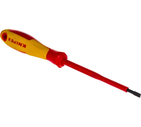 Отвёртка шлицевая 4.0x0.8x100 мм 202мм KNIPEX KN-982040