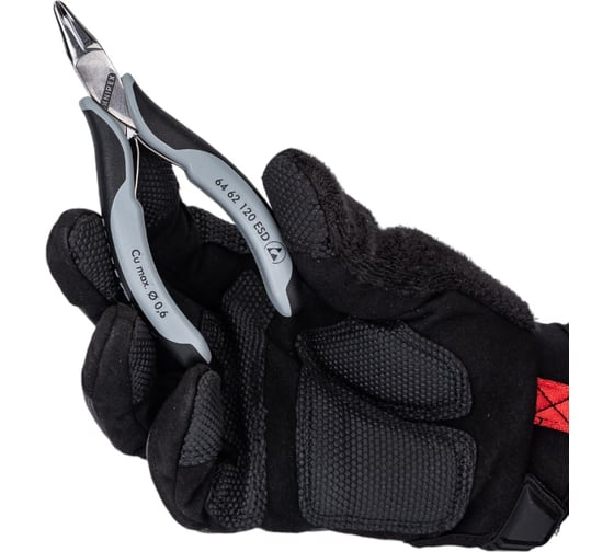 Бокорезы торцевые для электроники 120 мм ESD KNIPEX KN-6462120ESD