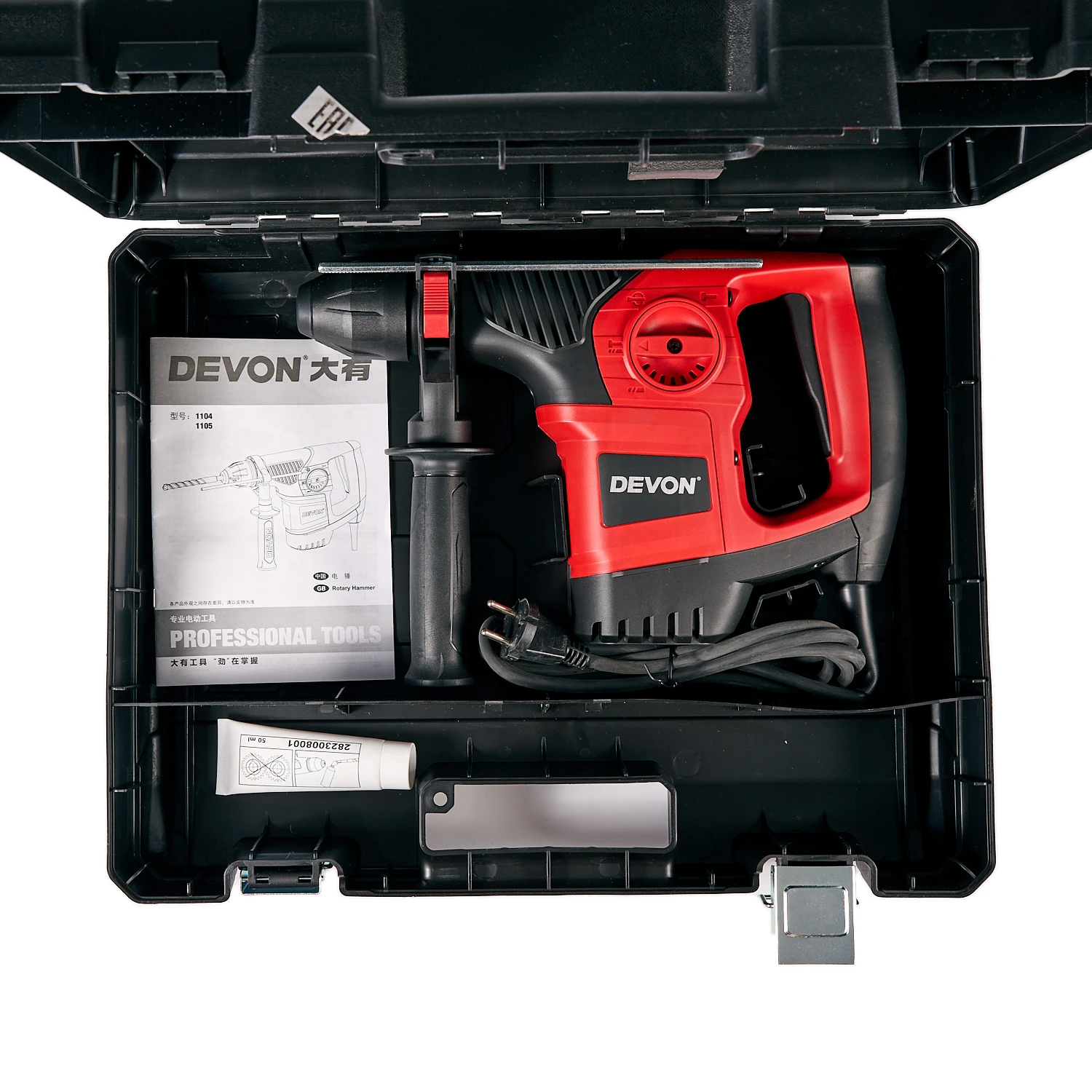 Электрический перфоратор SDS-plus 4,8 Дж, DEVON 1104