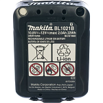 Набор 12В АКБ 2.0Ач BL1021B (2 шт.) + ЗУ DC10SB + кейс MKP1 Makita 197658-5