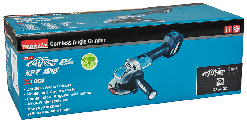 Угловая шлифовальная машина 125 мм, 40В XGT Makita GA041GZ01