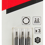 Бита HEX2.0, 25 мм, C-form, 3 шт Makita B-23678 B-23678