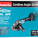 Угловая шлифовальная машина 125 мм, 40В XGT Makita GA005GM201