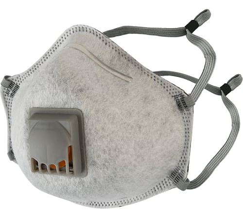 Полумаска противоаэрозольная с клапаном, углем (10шт.) Jeta Safety JM-7626