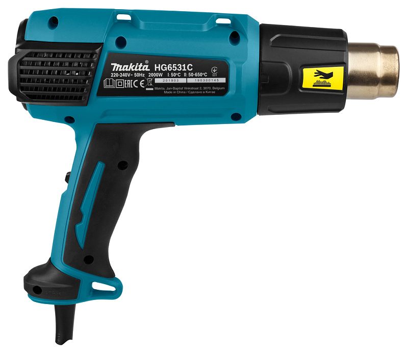 Электрический пистолет-фен Makita HG6531CK