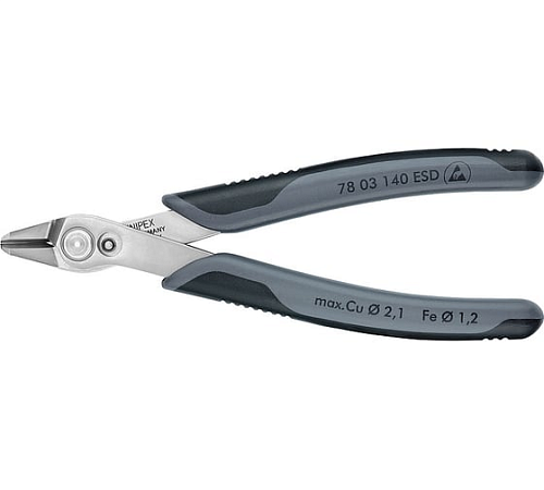 Бокорезы прецизионные 140 мм Electronic Super Knips XL ESD KNIPEX KN-7803140ESD