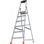 Стремянка 6 ступеней SAFETY Krause 128966