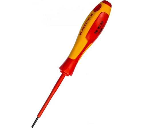 Отвёртка шлицевая 2.5x0.4x75 мм 177мм KNIPEX KN-982025