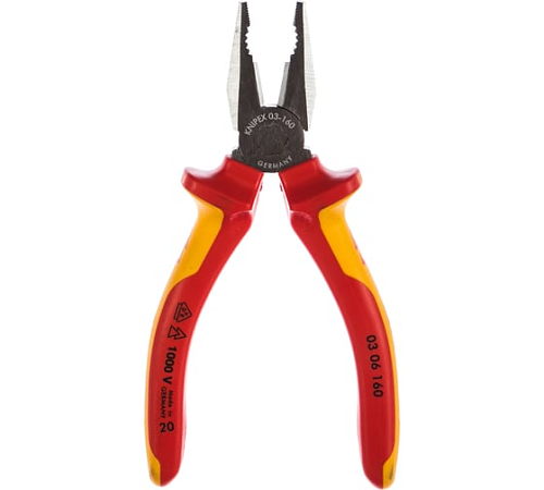 Пассатижи 160 мм VDE SB KNIPEX  KN-0306160SB