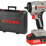 Ударный аккумуляторный гайковерт CROWN 20VMax CT22062HX-4 BMC