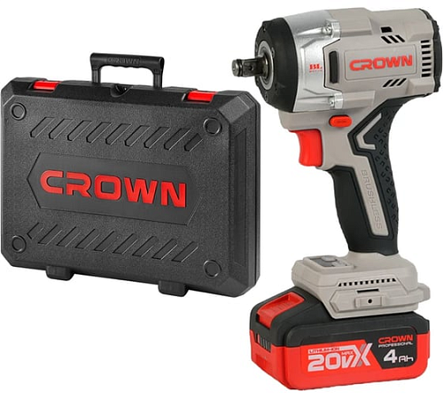 Ударный аккумуляторный гайковерт CROWN 20VMax CT22062HX-4 BMC