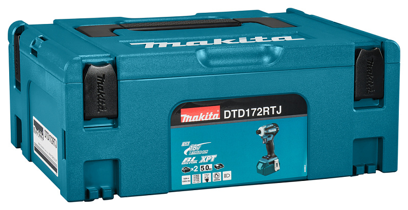 Аккумуляторный шуруповерт 180 Нм, 18В LXT Makita DTD172RTJ
