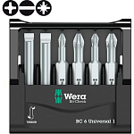 Набор бит торсионных, 6 пр., 1/4" E6.3 WERA WE-056474