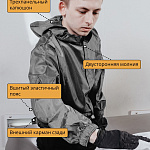 Комбинезон малярный серый M Jeta Safety JPC75g-M
