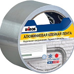 Лента клейкая алюминиевая 50мм х 50м UNIBOB 37284