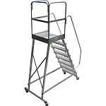 Лестница с площадкой 8 ступеней Krause 820068