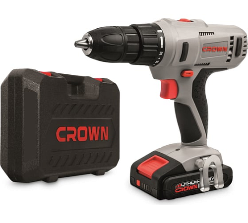 Дрель-шуруповерт 45 Нм, 18 В CROWN CT21056L-2 BMC