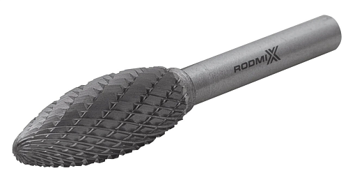 Борфреза пламевидная H 08х20 M06L150 двойная насечка, удлиненная RODMIX 2808200605