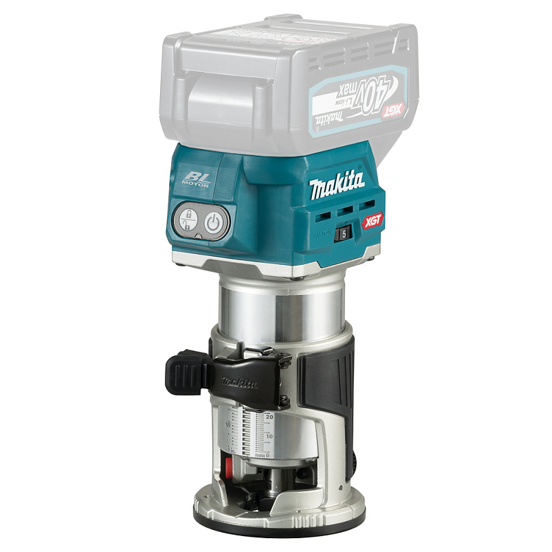 Аккумуляторный кромочный фрезер Makita 40В XGT RT001GZ19