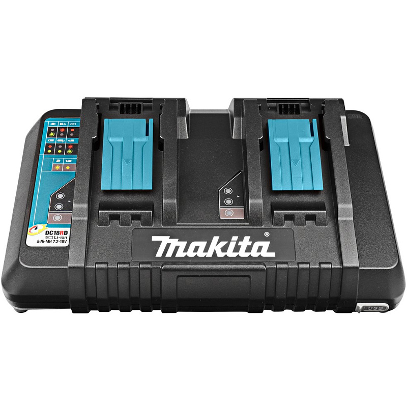 Набор 18В АКБ 5.0Ач LXT BL1850B (2 шт.)+ЗУ DC18RD Makita 191L75-3