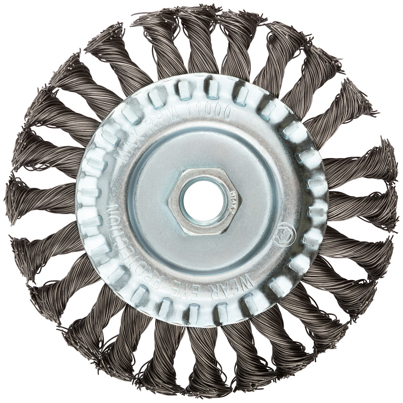 Корщетка-колесо гайка М14 125мм FIT 39123