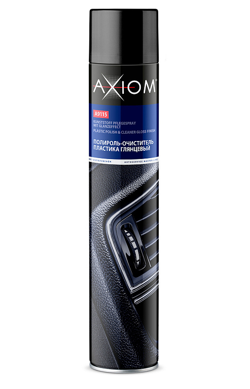 Полироль-очиститель пластика глянцевый 1л AXIOM A9115