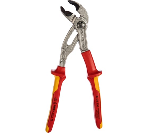 Клещи переставные 250 мм захват 50 мм VDE COBRA KNIPEX KN-8726250