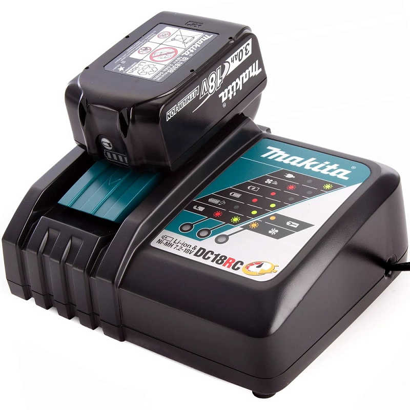 Зарядное устройство 18В, Makita Li-ion LXT DC18RC 1 порт, пакет 630C82-2