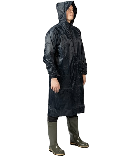 Плащ-дождевик из ПВХ синий XXXL/56-58 Jeta Safety JRC-101b-XXXL