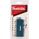 Набор бит 10 шт холдер с карабином Makita D-65028