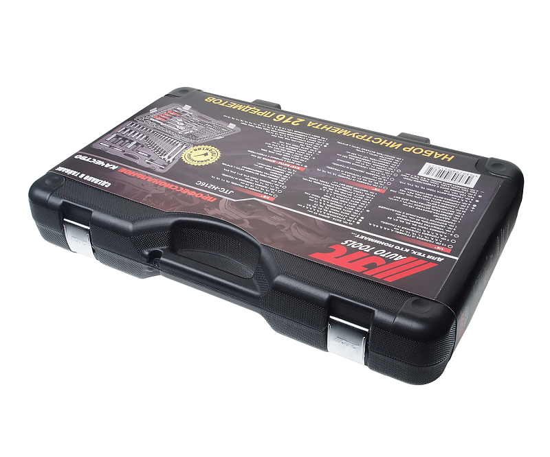 Набор инструментов 1/4";3/8;1/2" 6-гранный 216шт. JTC JTC-H216C-B72