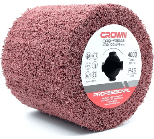 Щетка абразивная 110х19мм P46 CROWN CAQ-S11046