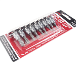 Набор 5-гранных насадок JTC TORX 1/4" TS10H-TS50H (9шт) JTC-3303
