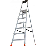 Стремянка 7 ступеней SAFETY Krause 128973