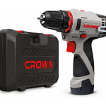 Дрель-шуруповерт 30 Нм, 12В (push-in) CROWN CT21072HX-2 BMC